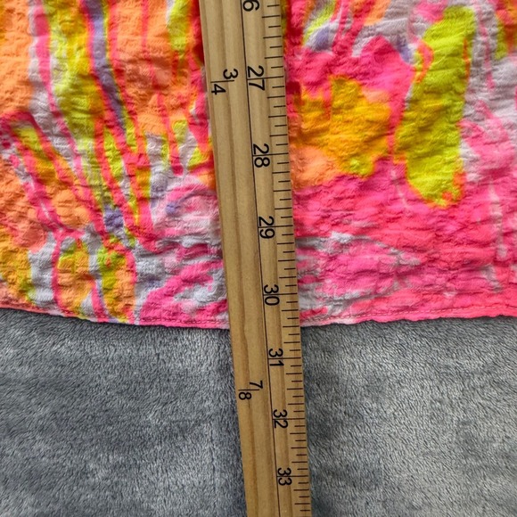 Lilly Pulitzer Size S One Shoulder Emmeline Seersucker Dress in Sun Splashed - Picture 7 of 7